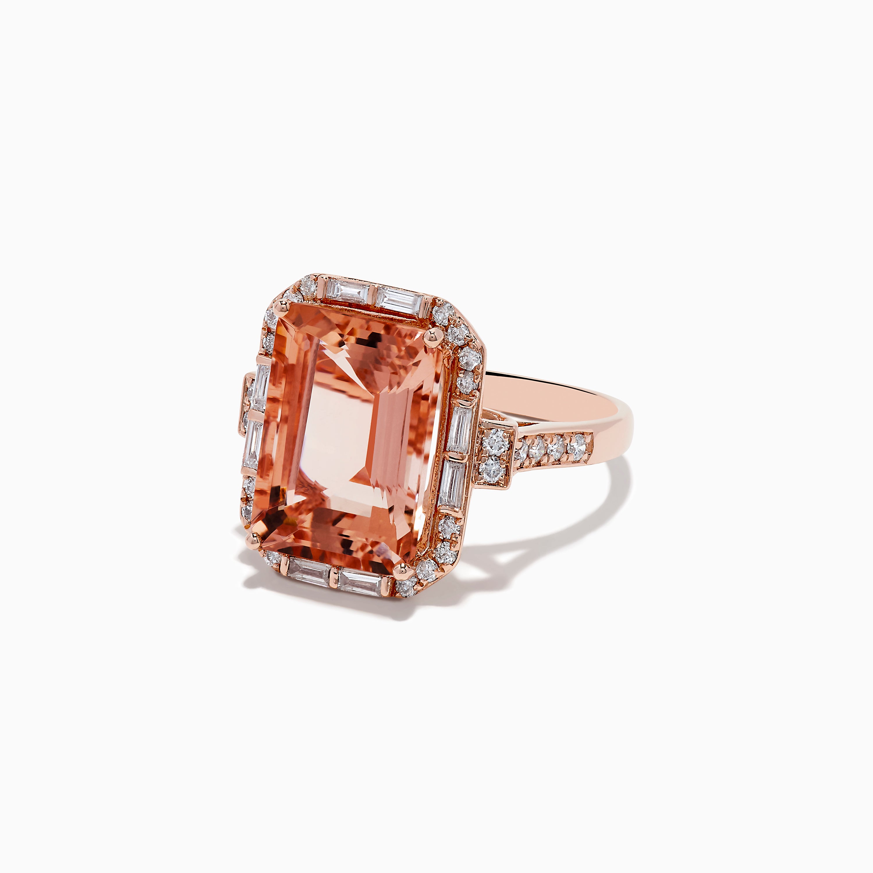 EFFY™ Collection 1 CT. T.W. Diamond Three Stone Cluster Ring in 14K Rose  Gold | Zales Outlet